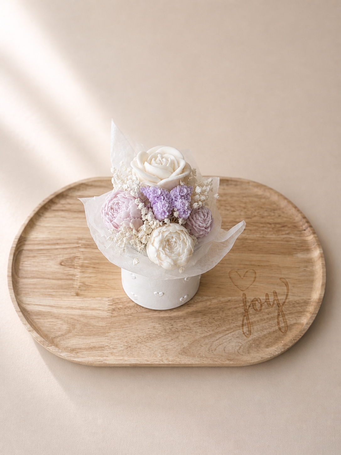 Petit Lavender - Kerzengesteck