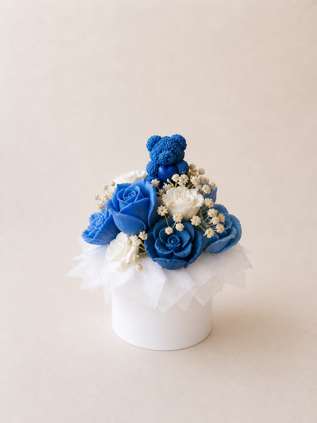 Blue Serenity Bouquet - Kerzenstrauß