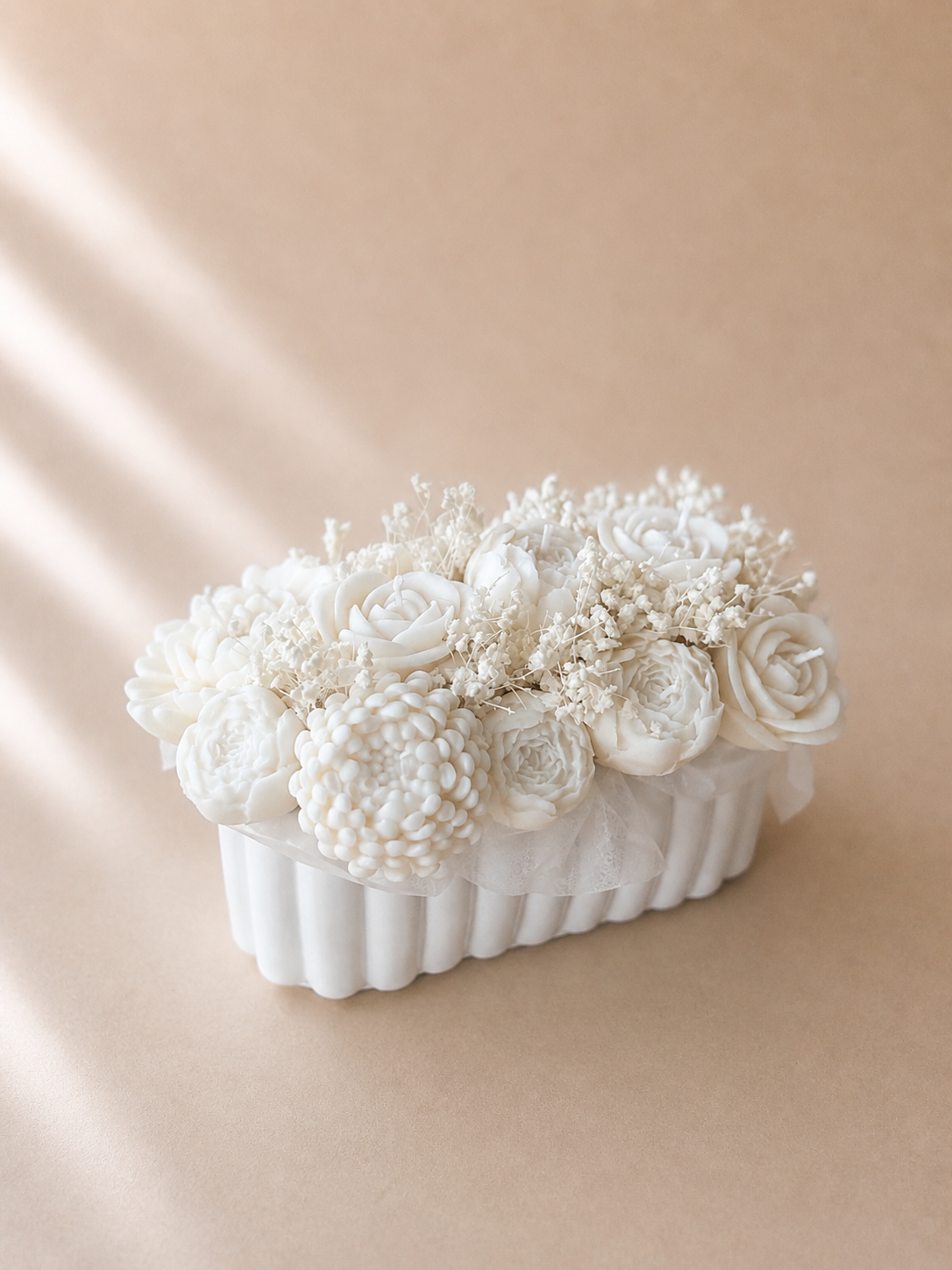 Ivory No. 1 - Kerzengesteck
