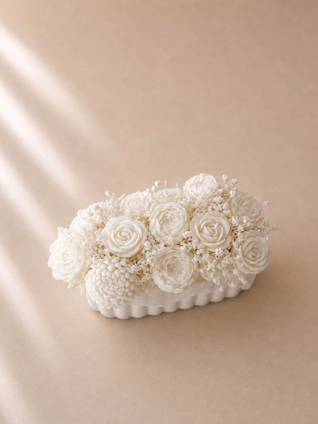 Ivory No. 1 - Kerzengesteck