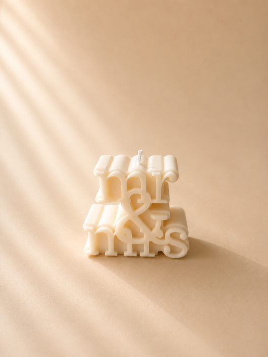 Mr. & Mrs. - Tischdekoration