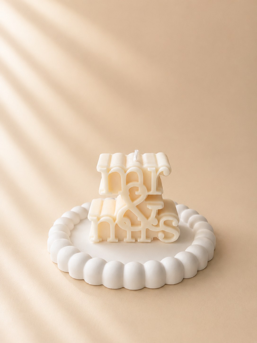 Mr. & Mrs. - Tischdekoration